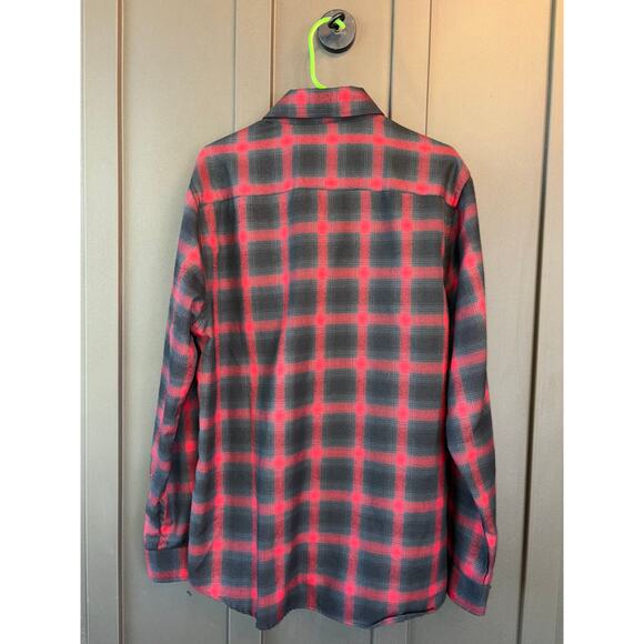 Dixxon X Snap-On Limited Edition Men's  Red black Buffalo Plaid Flannel Large - Picture 2 of 12